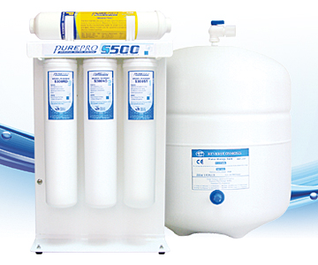 <限時特賣>最省電RO逆滲透淨水器，美國 PurePro S500-M 健康型機種